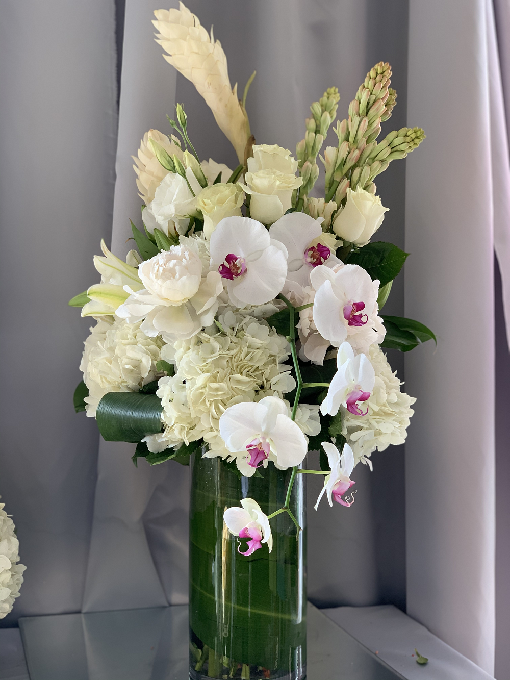 White Bliss Arrangement - Encino Florist