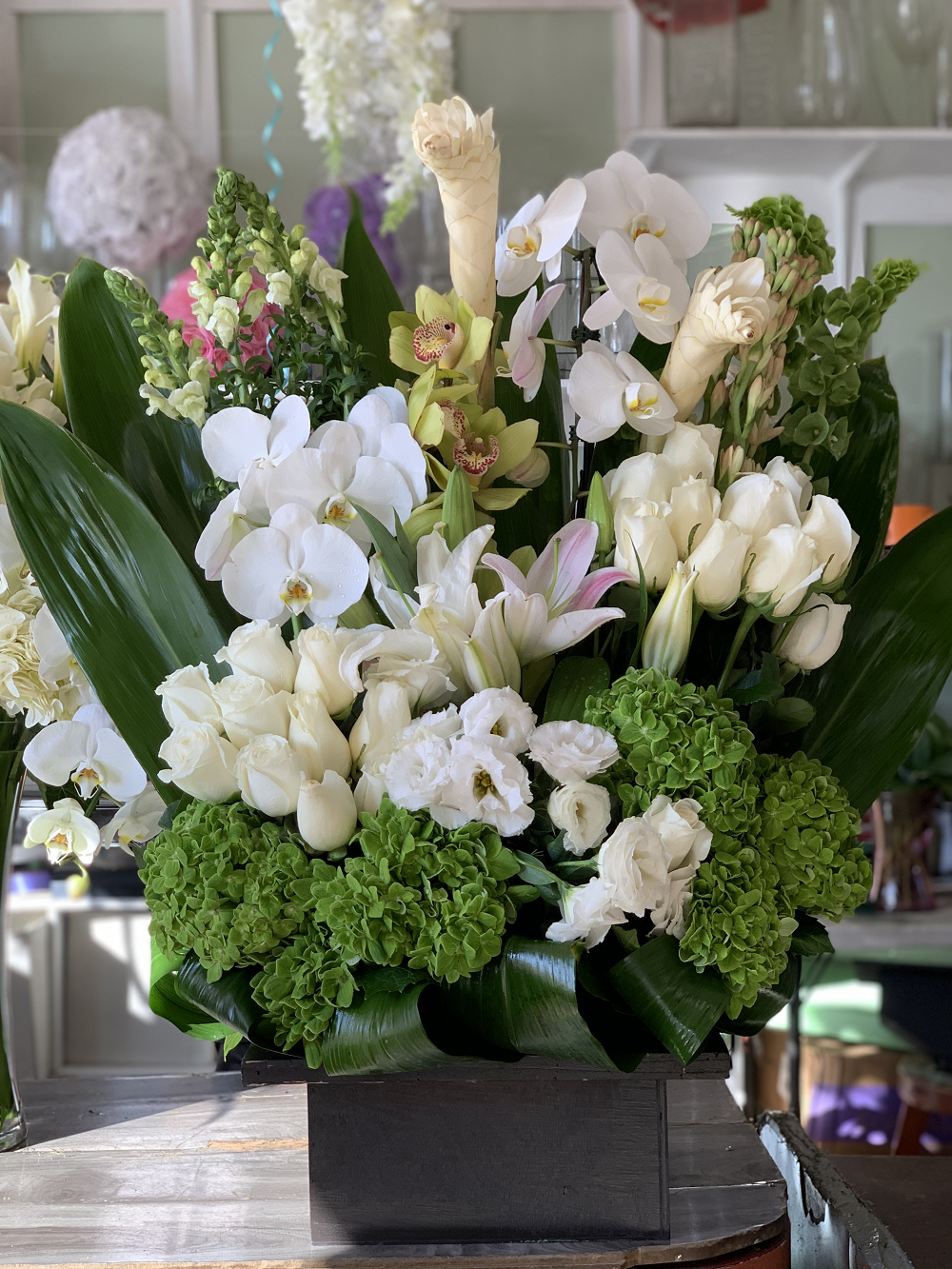 Elegant White & Greens - Encino Florist