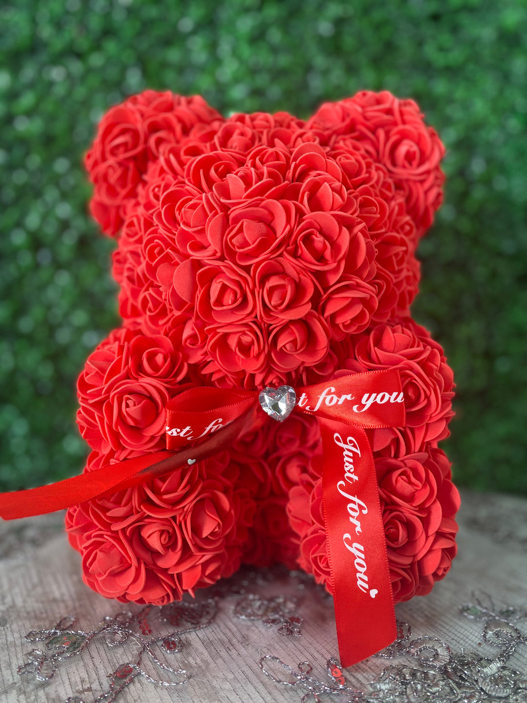 Red Rose Bear - Encino Florist