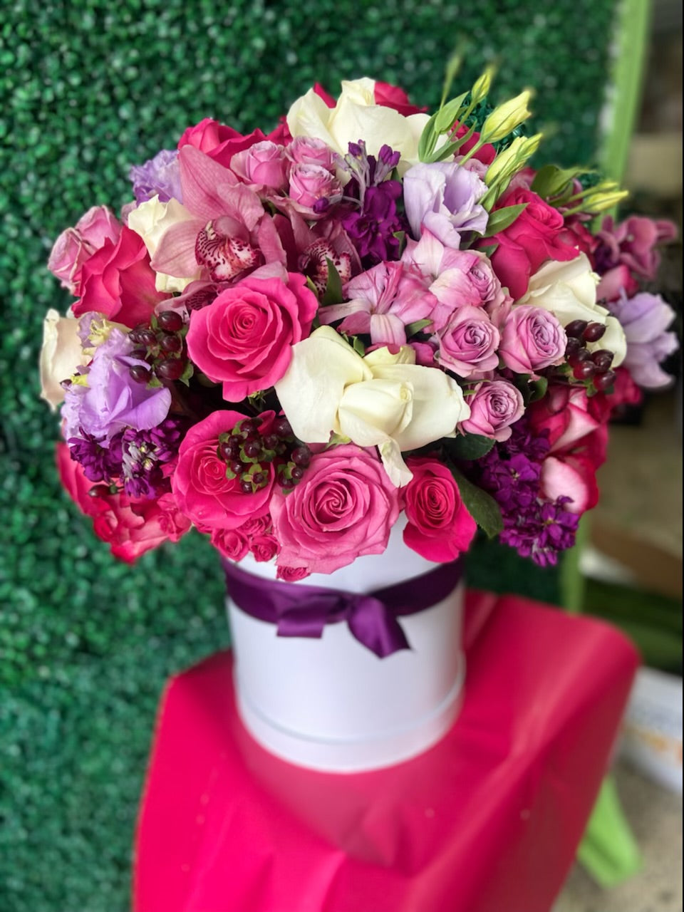 Blushing Elegance Rose Box