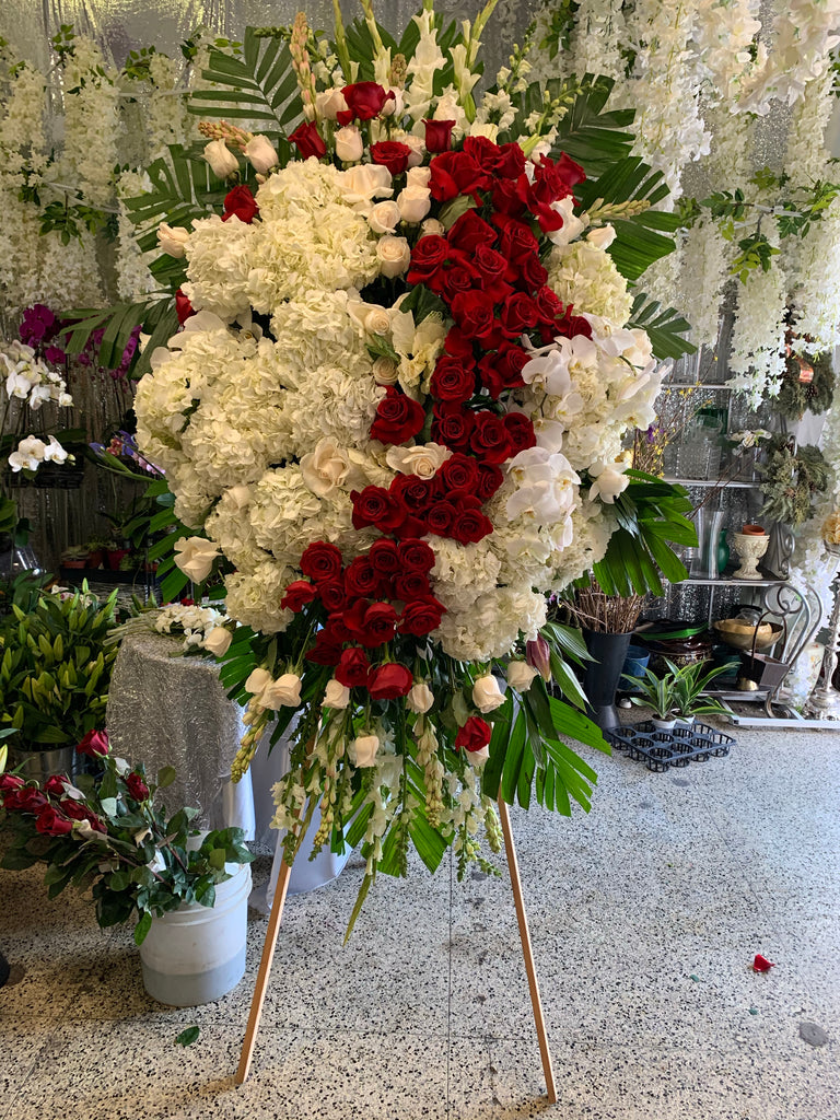 Graceful Remembrance Cascade - Encino Florist – Spring Flowers & Gifts